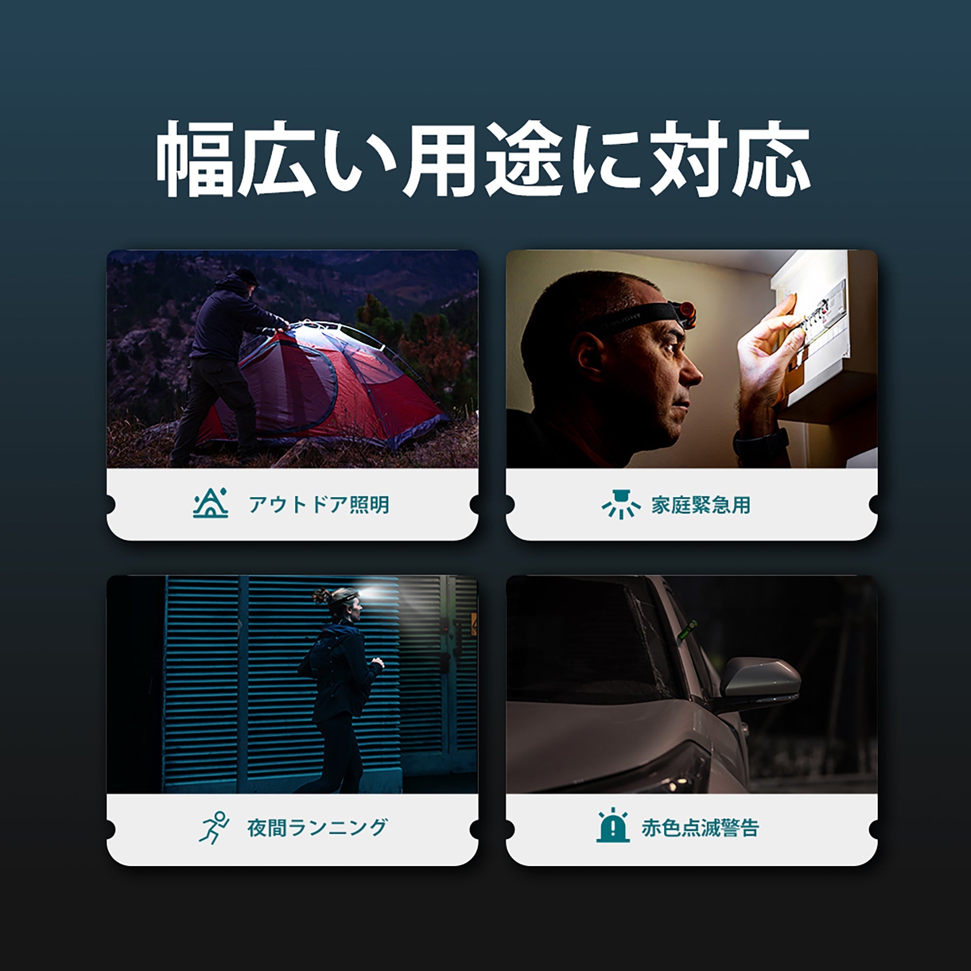 Perun 2 Mini ヘッドライト 1100ルーメン 懐中電灯 [OLIGHT(オーライト)]