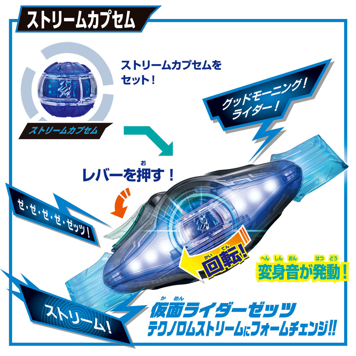 BANDAI 変身ベルト DXゼッツドライバー 4フォームチェンジセット [BANDAI(バンダイ)]