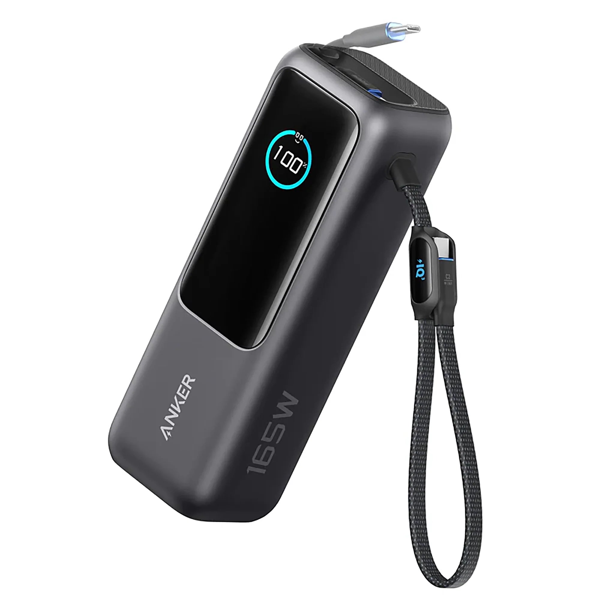 Anker Power Bank (25000mAh, Built-In & 巻取り式USB-Cケーブル) [Anker(アンカー)]