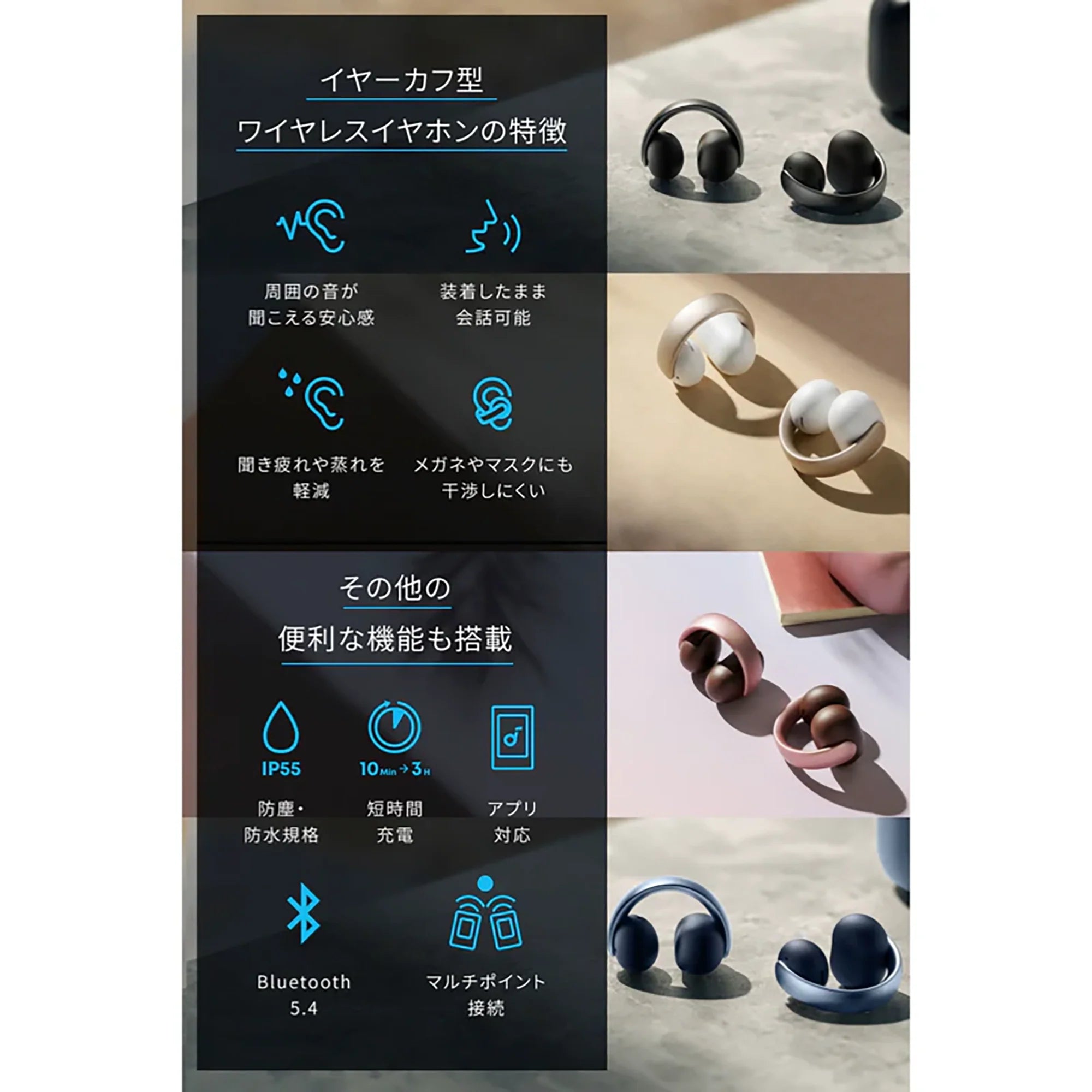 Anker Soundcore AeroClip [Anker(アンカー)]