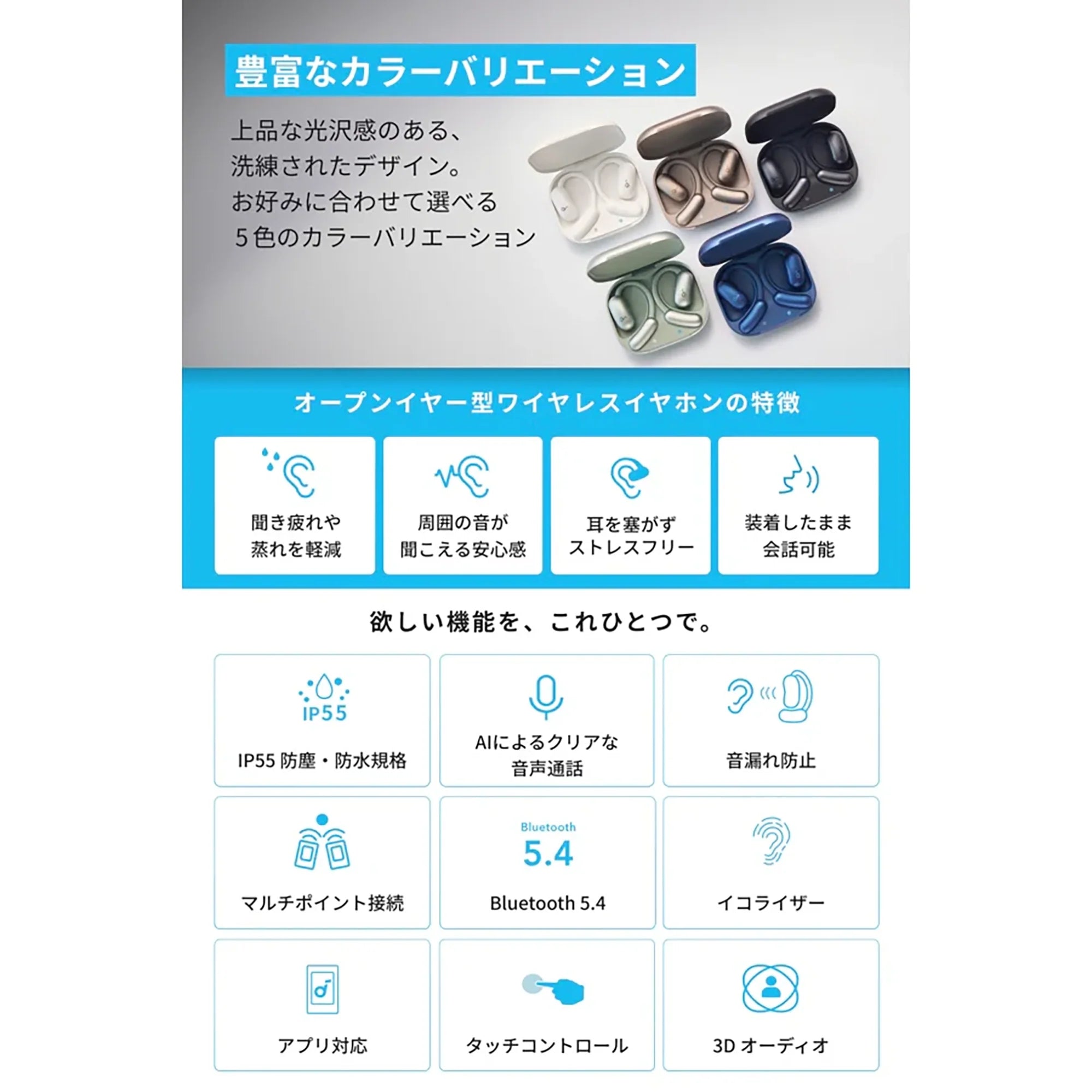 Anker Soundcore AeroFit 2 [Anker(アンカー)]