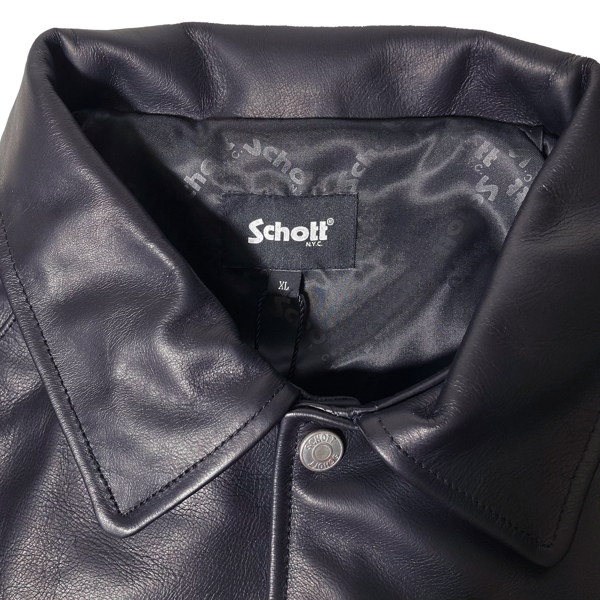 SCHOTT  LEATHER COACH JACKET/レザーコーチジャケット [SCHOTT(ショット)]