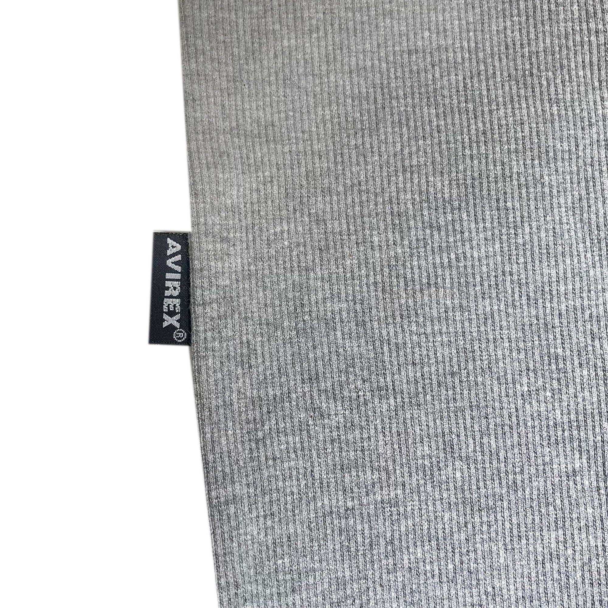AVIREX 《DAILY/デイリー》RIB L/S CREW NECK T-SHIRT [AVIREX(アヴィレックス)]