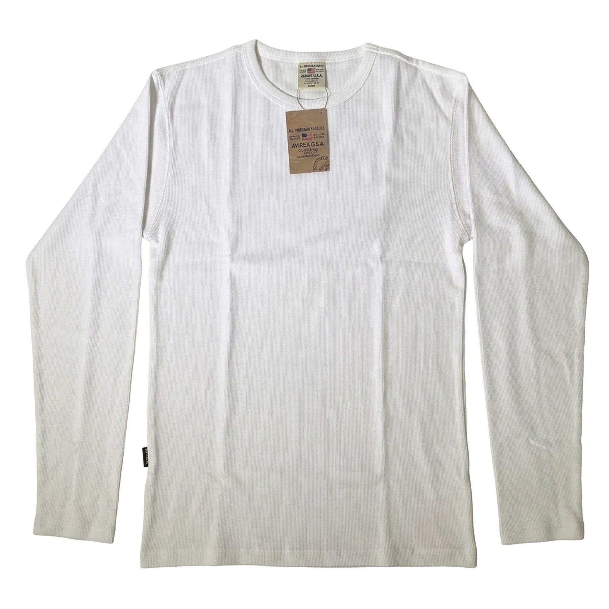 AVIREX 《DAILY/デイリー》RIB L/S CREW NECK T-SHIRT [AVIREX(アヴィレックス)]