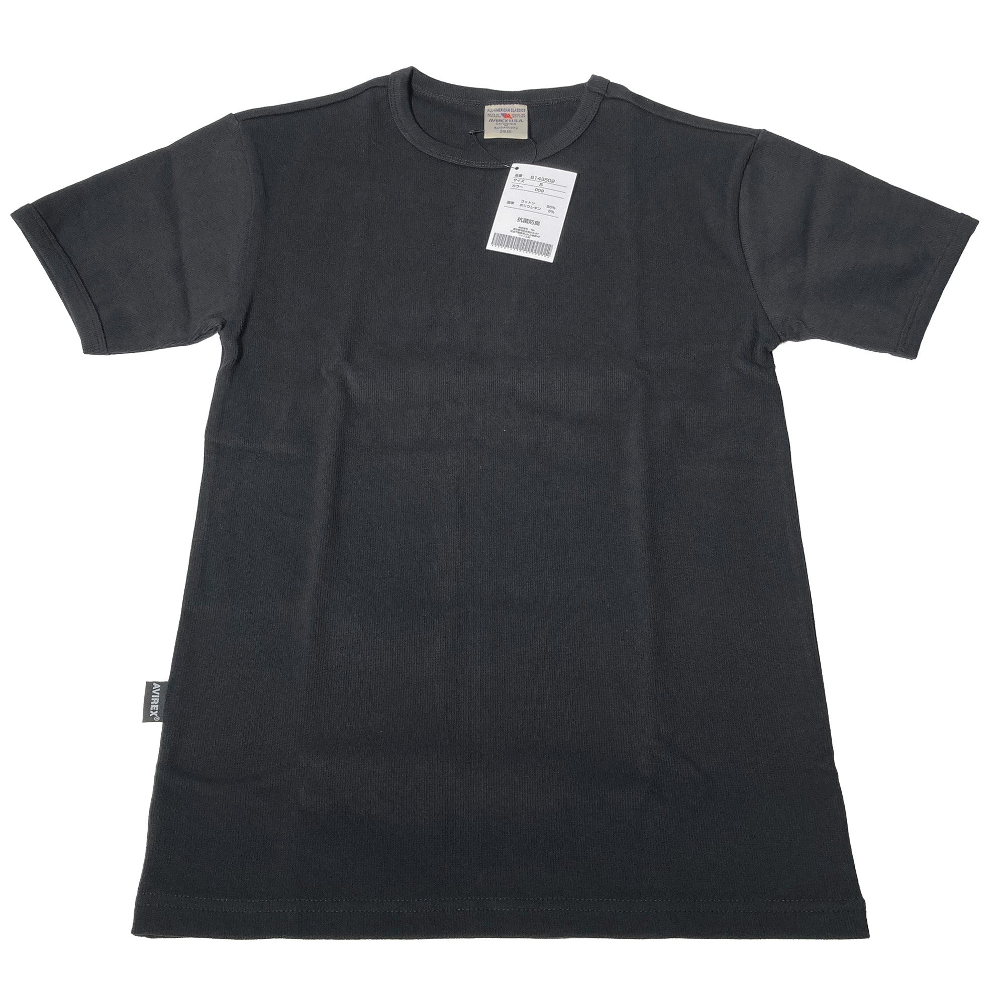 AVIREX 《DAILY/デイリー》RIB S/S CREW NECK T-SHIRT [AVIREX(アヴィレックス)]