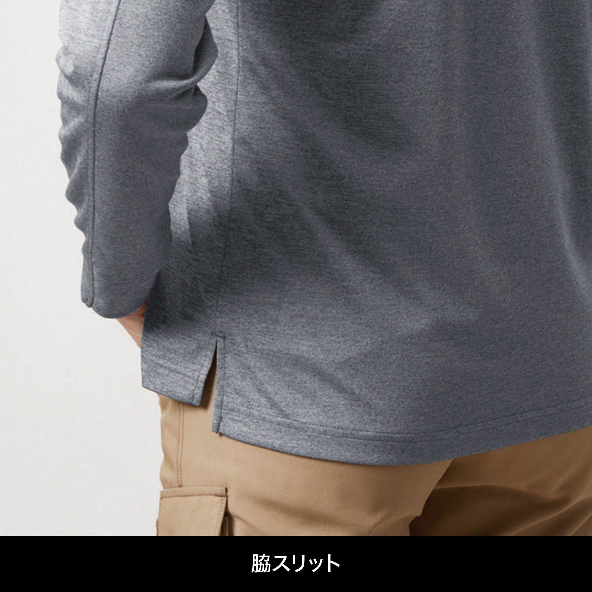BURTLE 長袖ポロシャツ ブラック・ホワイト 665 [BURTLE(バートル)]