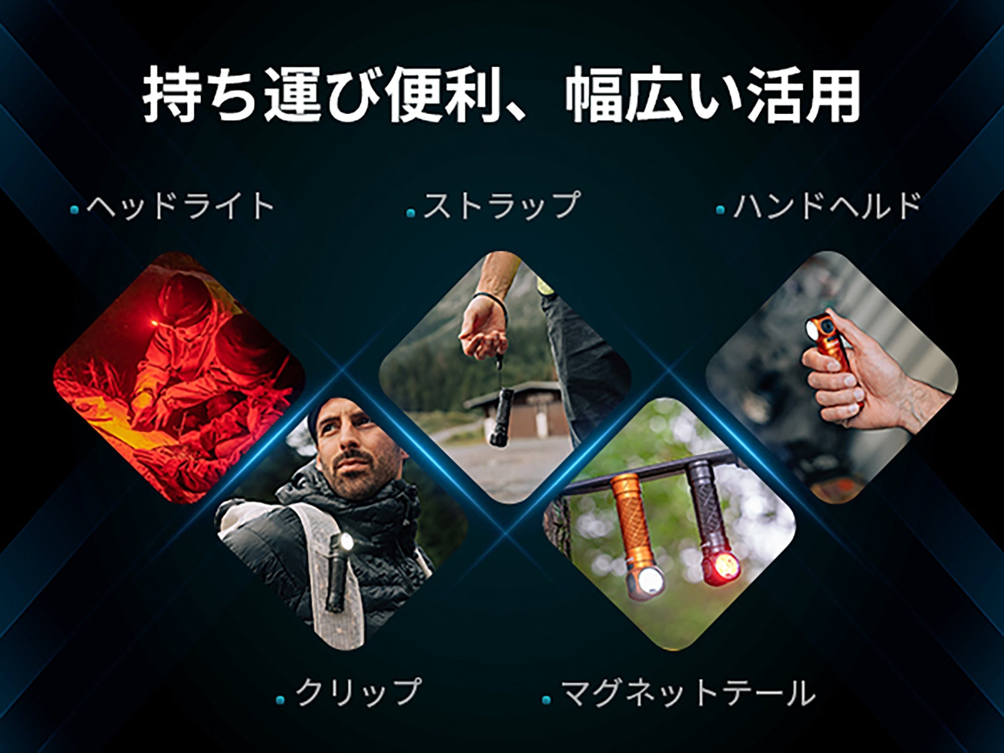 Perun 3 高出力L型懐中電灯 3000ルーメン [OLIGHT(オーライト)]