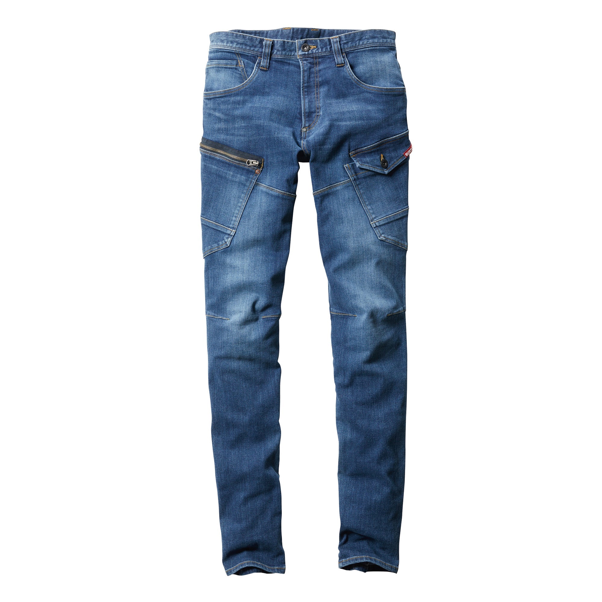 BURTLE コーデュラ・ストレッチデニムカーゴパンツ インディゴ 5002[BURTLE(バートル)]