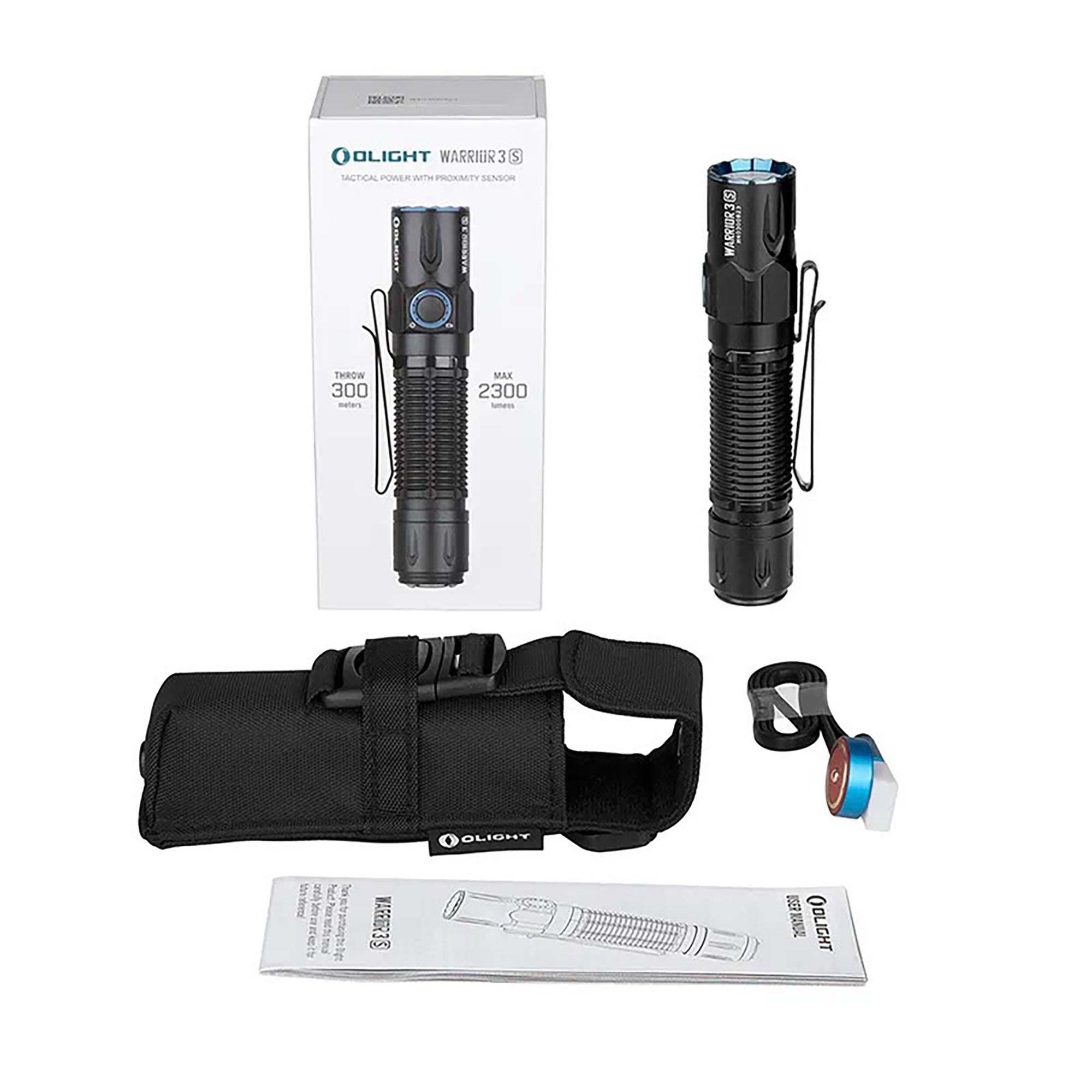 WARRIOR 3S センサー付きタクティカルライト  [OLIGHT(オーライト)]