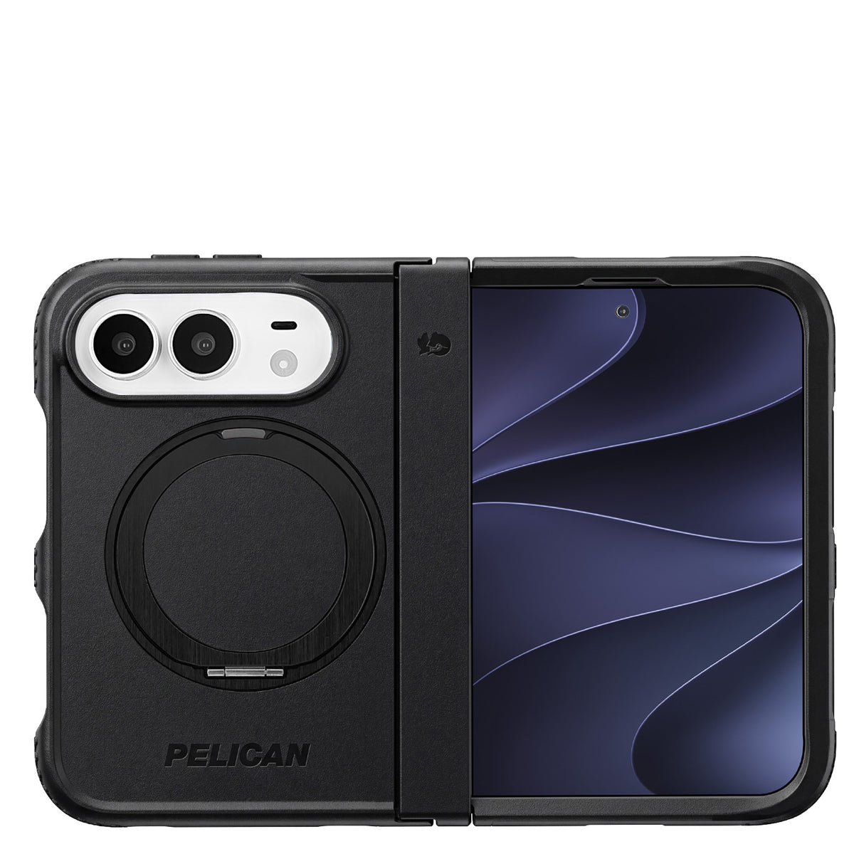 PELICAN Protector iPhone DUO Ultra Foldable Case スマートフォンケース MagSafe対応 【ブラック】 [PELICAN(ペリカン)]
