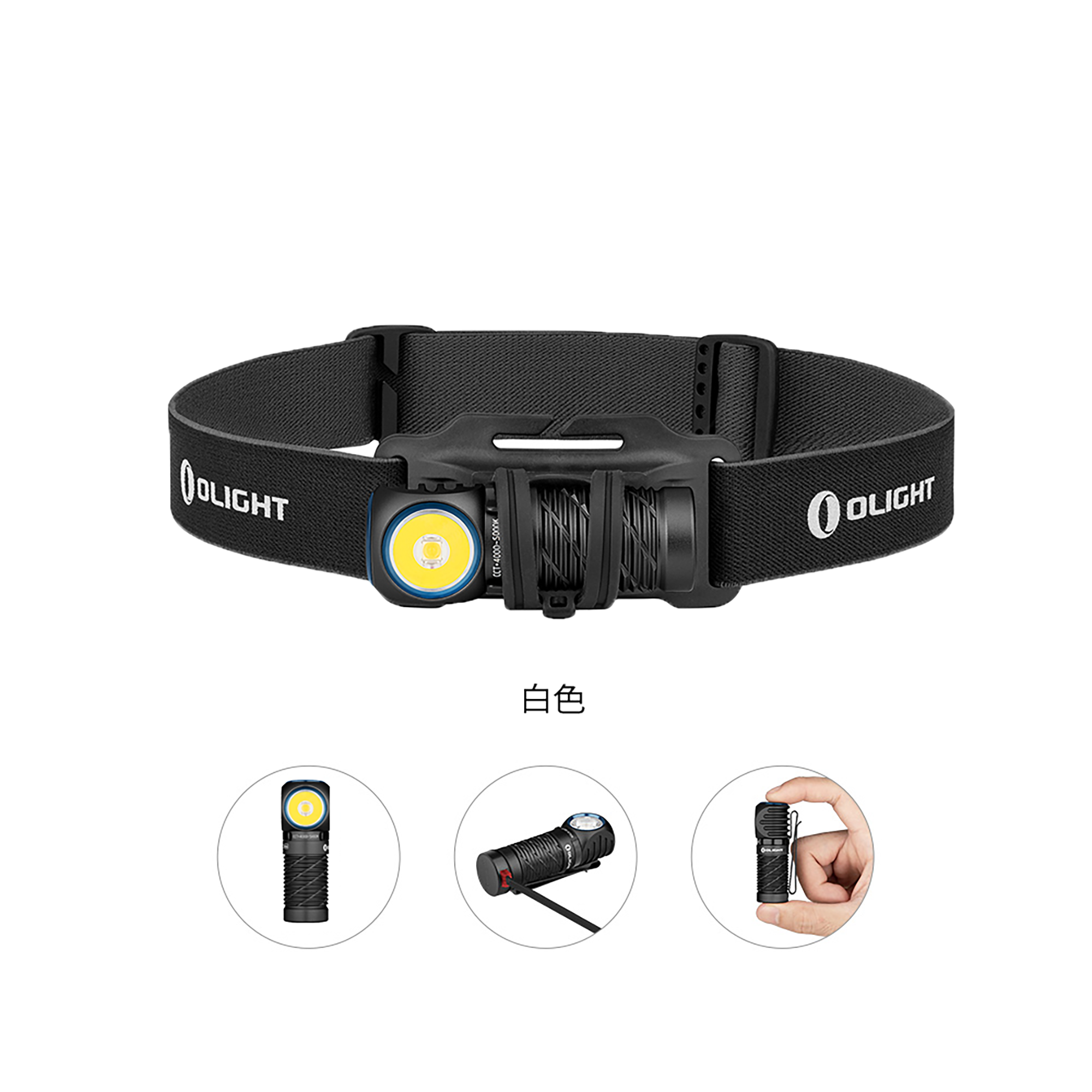 Perun 2 Mini ヘッドライト 1100ルーメン 懐中電灯 [OLIGHT(オーライト)]