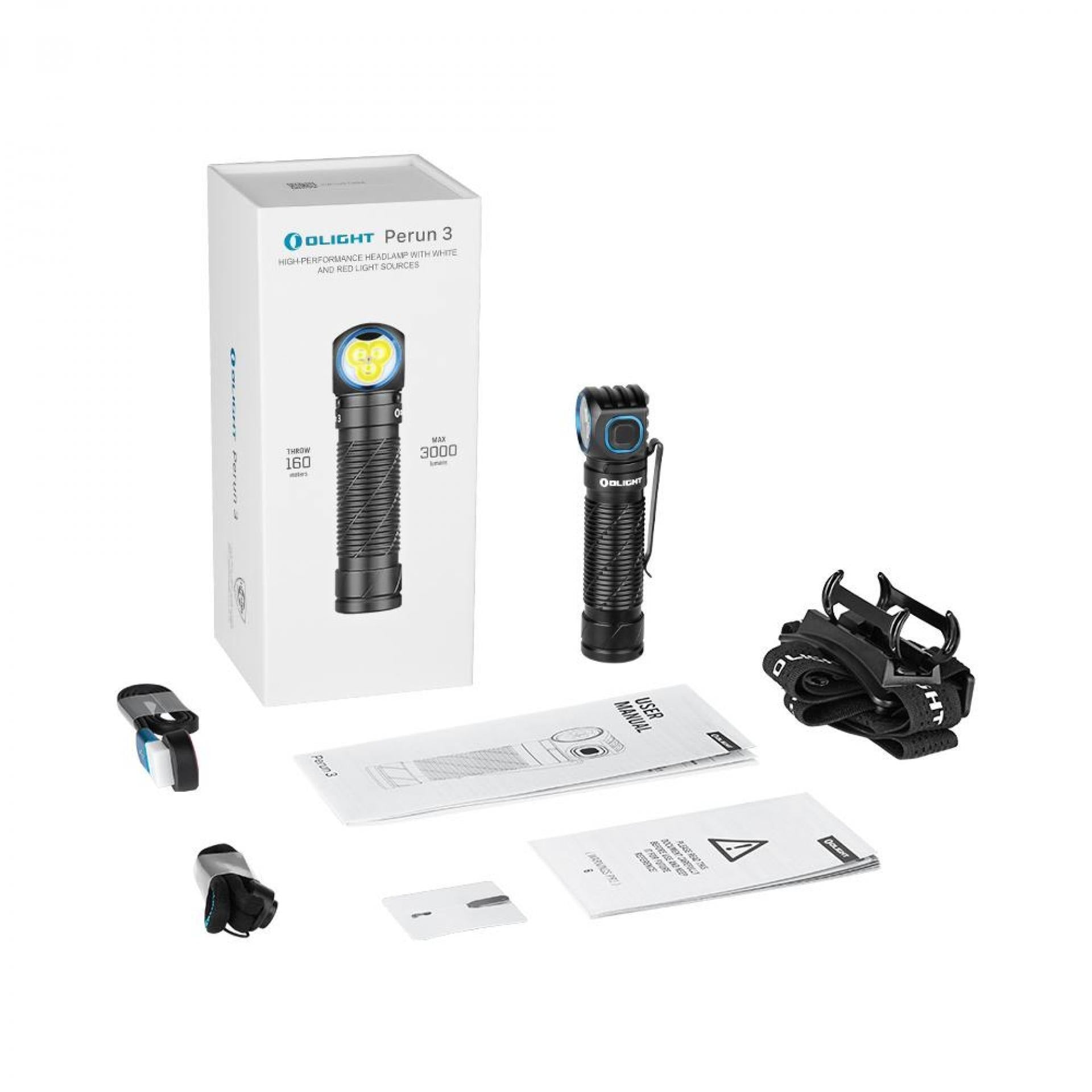 Perun 3 高出力L型懐中電灯 3000ルーメン [OLIGHT(オーライト)]